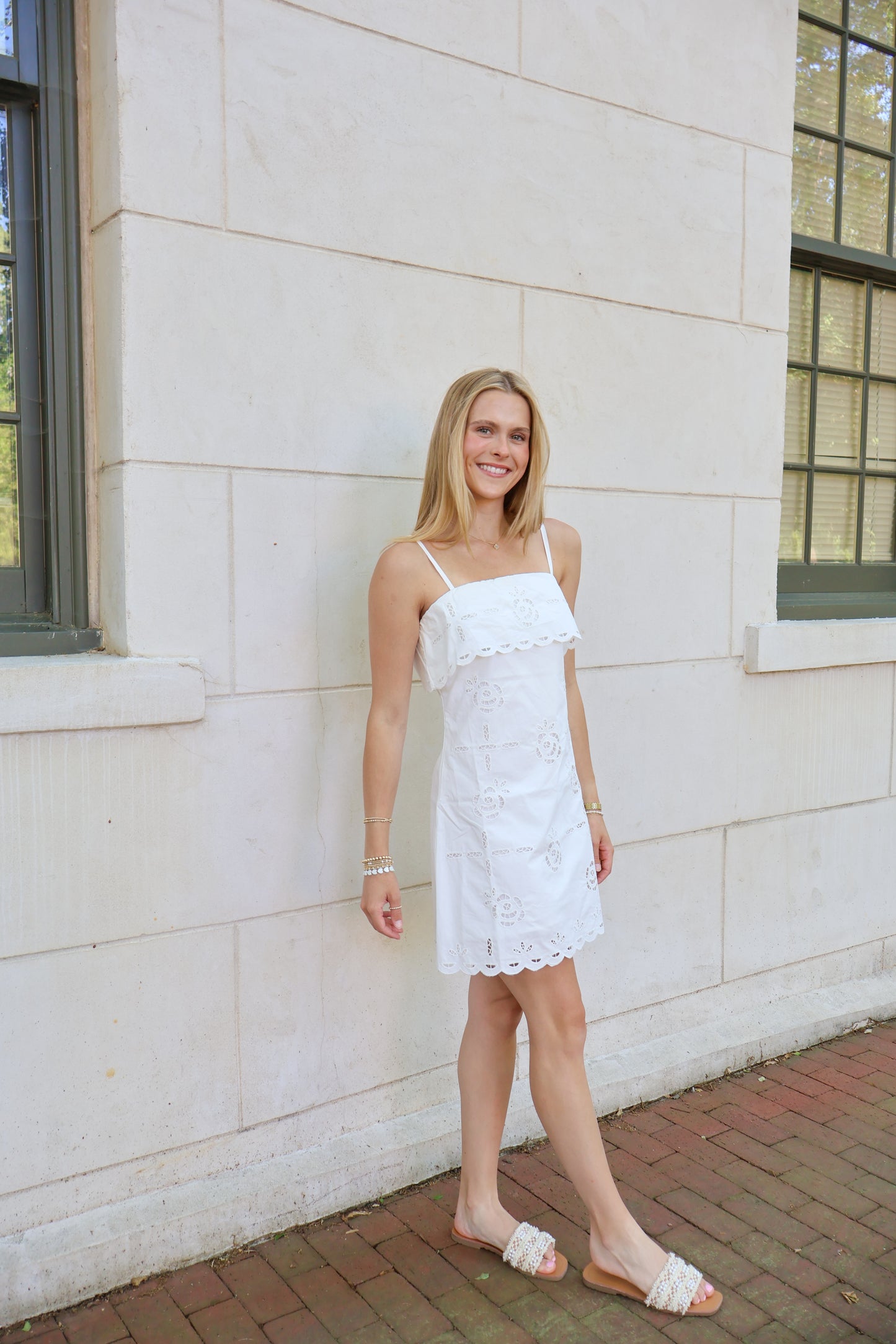 Aubrey Mini Dress - White