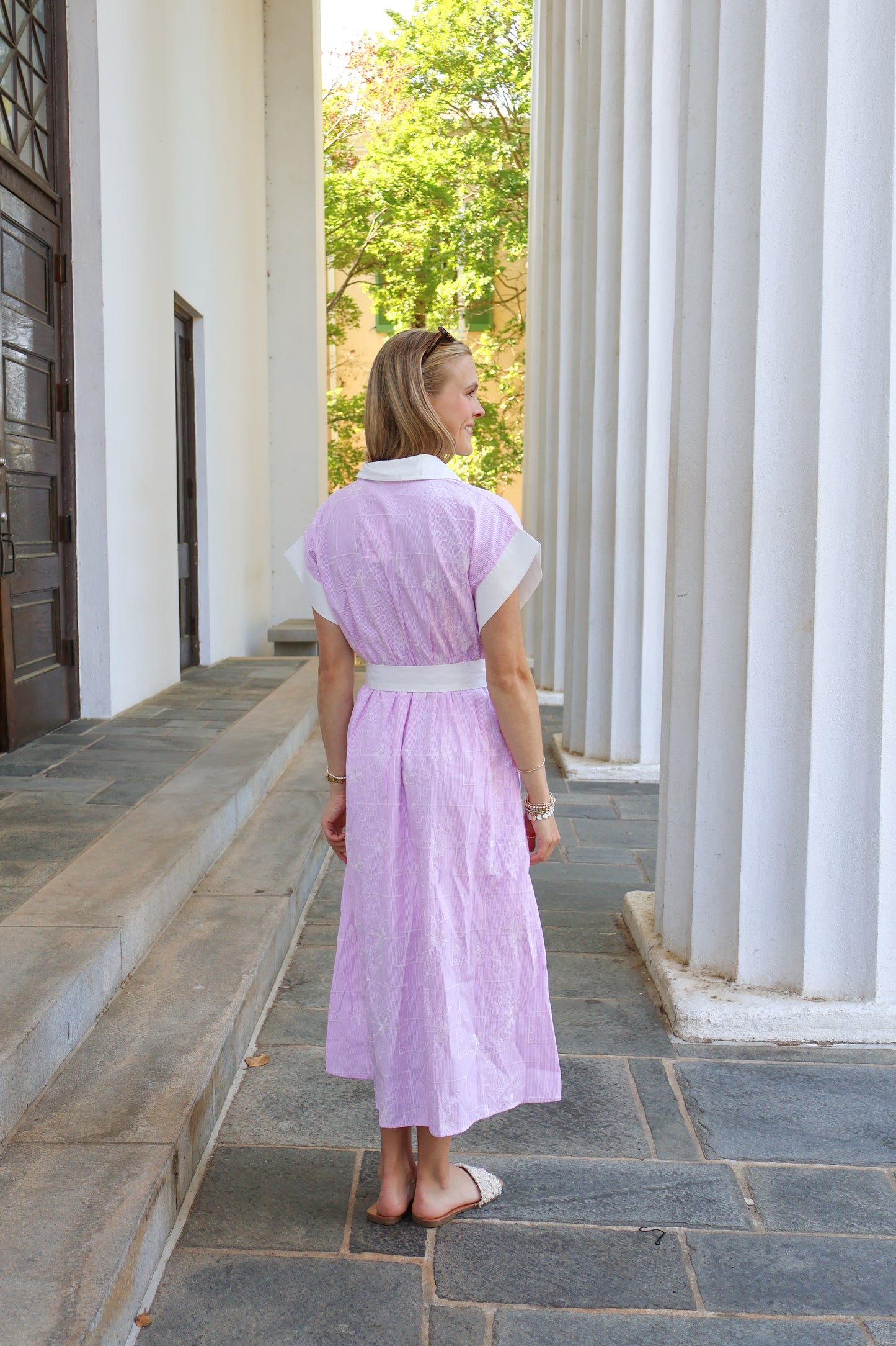 Malibu Patterned Midi Dress