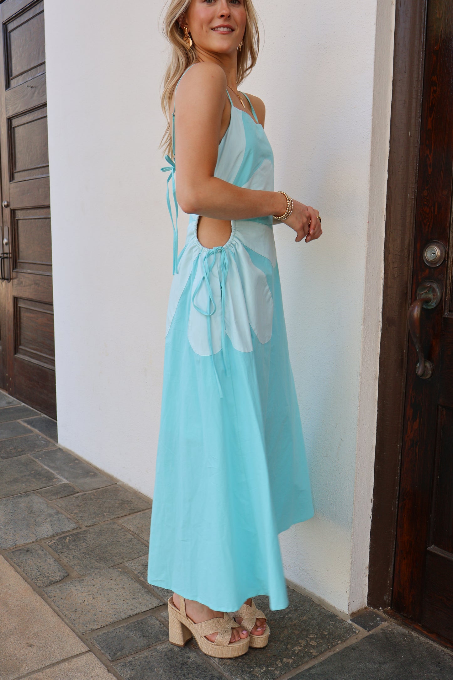 The Aquamarine Midi Dress
