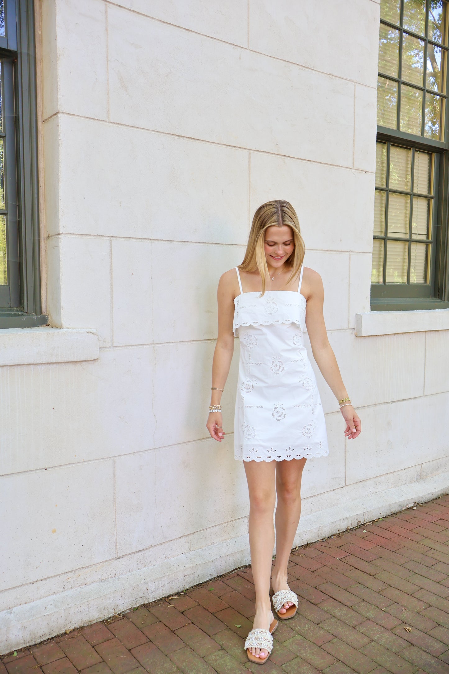 Aubrey Mini Dress - White