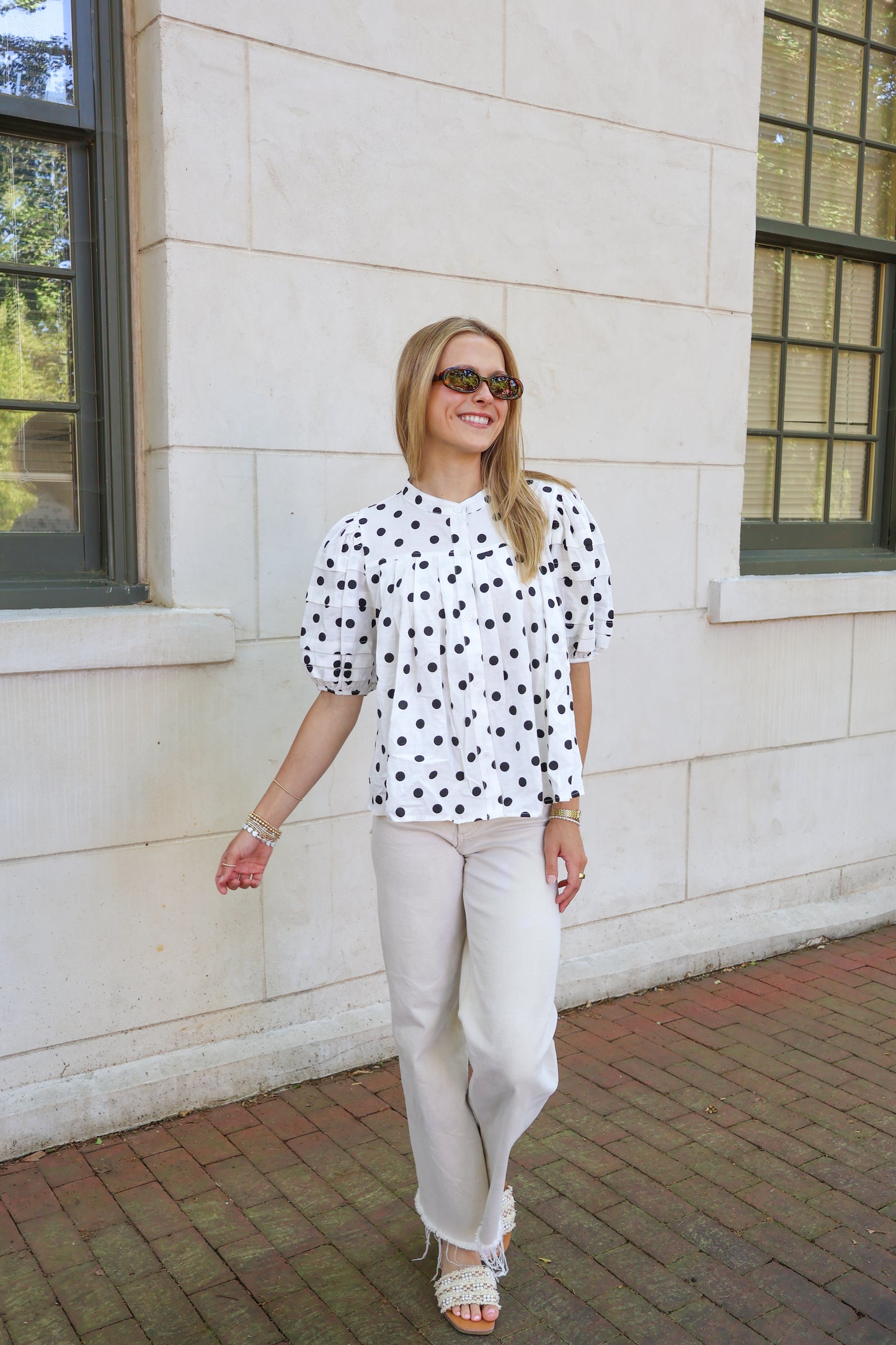 Polly Polka Dot Top