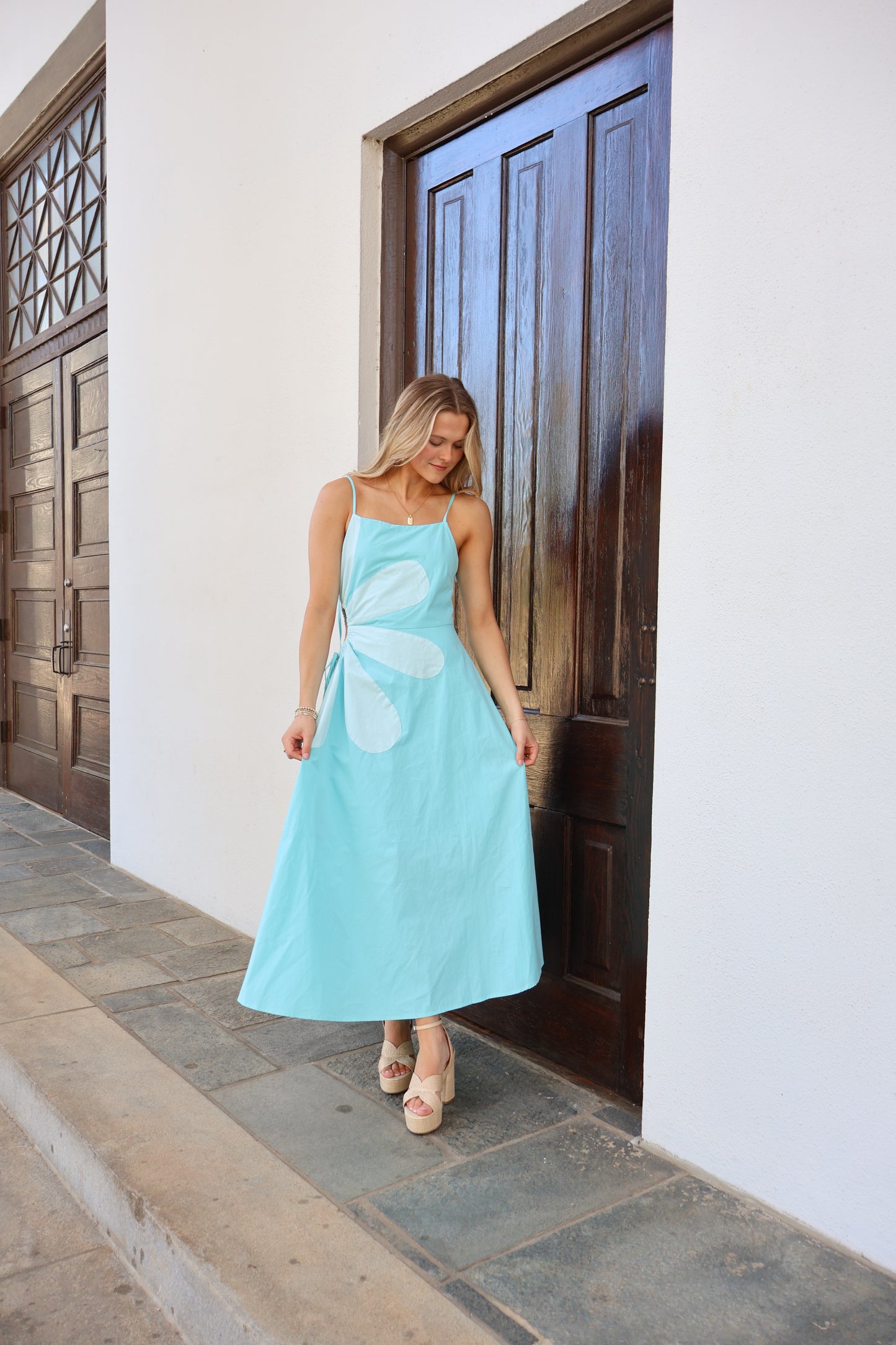 The Aquamarine Midi Dress