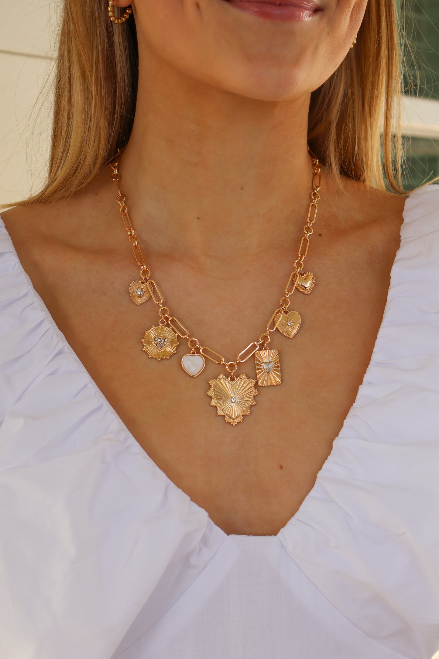 The Flora Charm Necklace