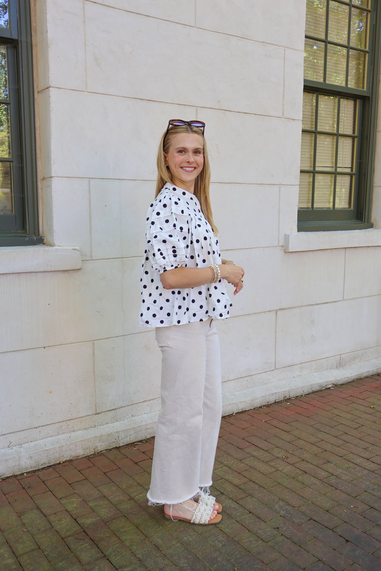 Polly Polka Dot Top