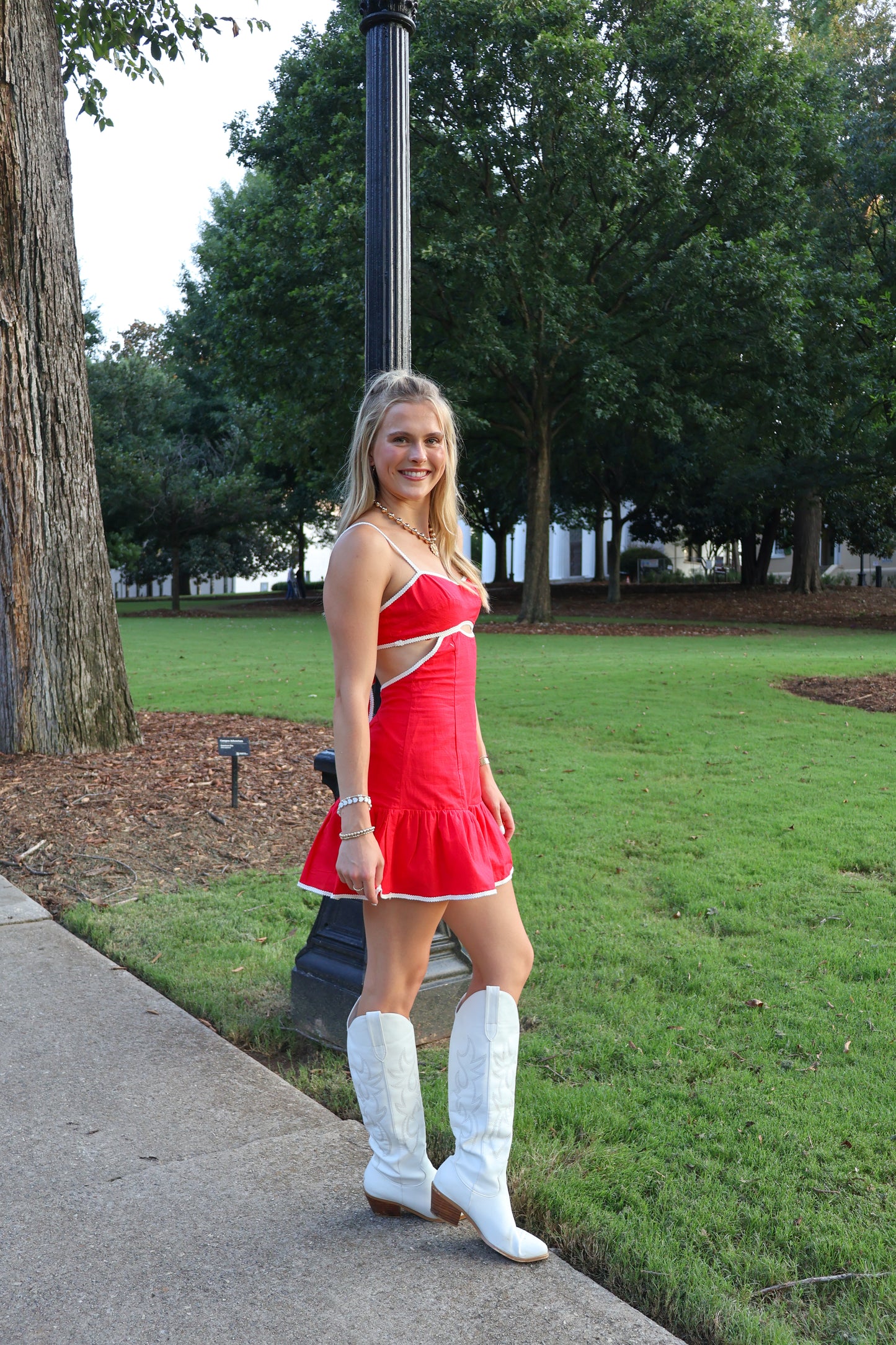 Rally Cutout Mini Dress