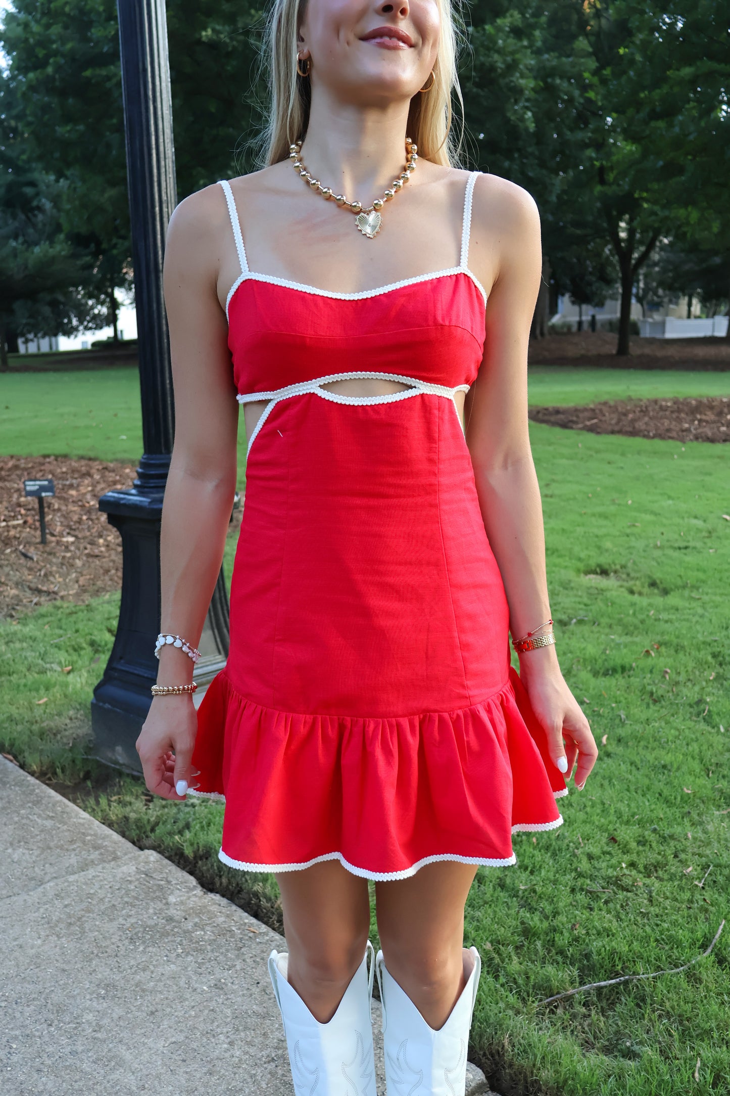 Rally Cutout Mini Dress