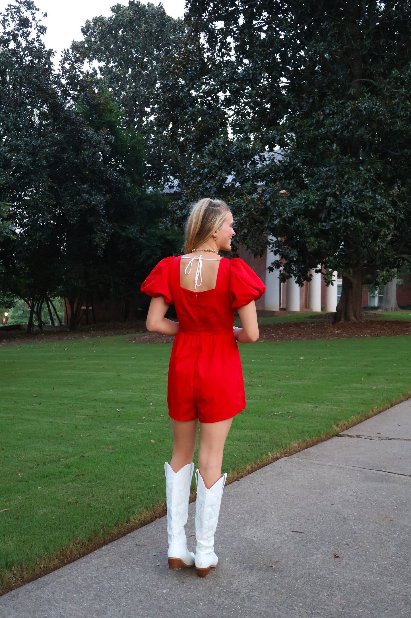 Final Bow Tie Romper