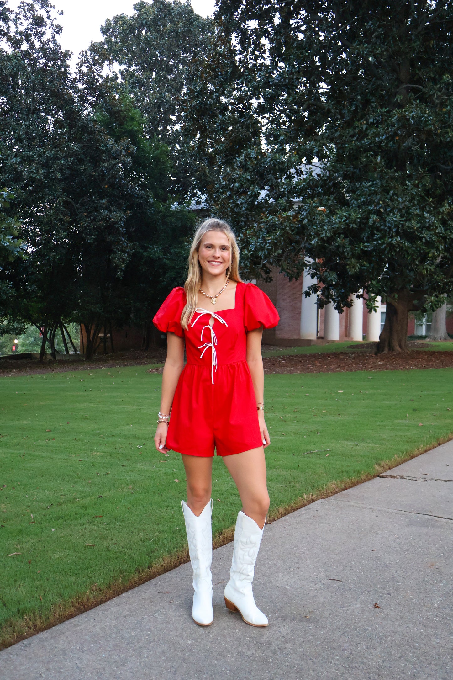 Final Bow Tie Romper
