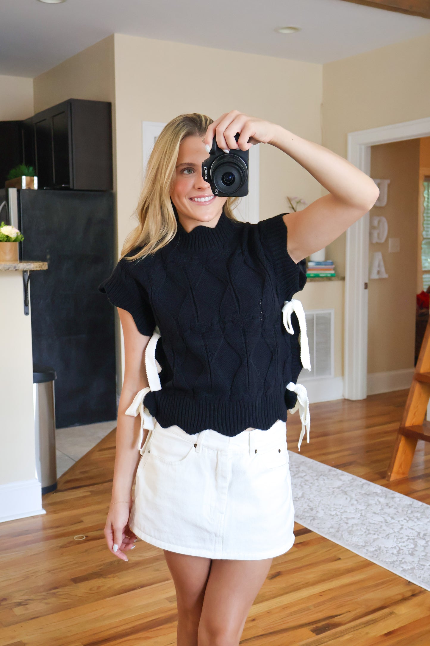 Final Play Scalloped Sweater