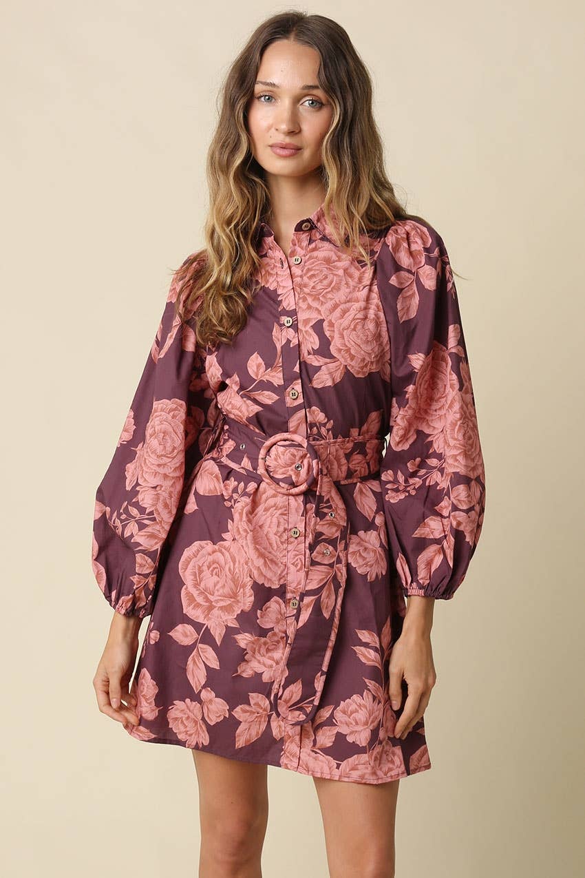 Rosalie Floral Mini Dress