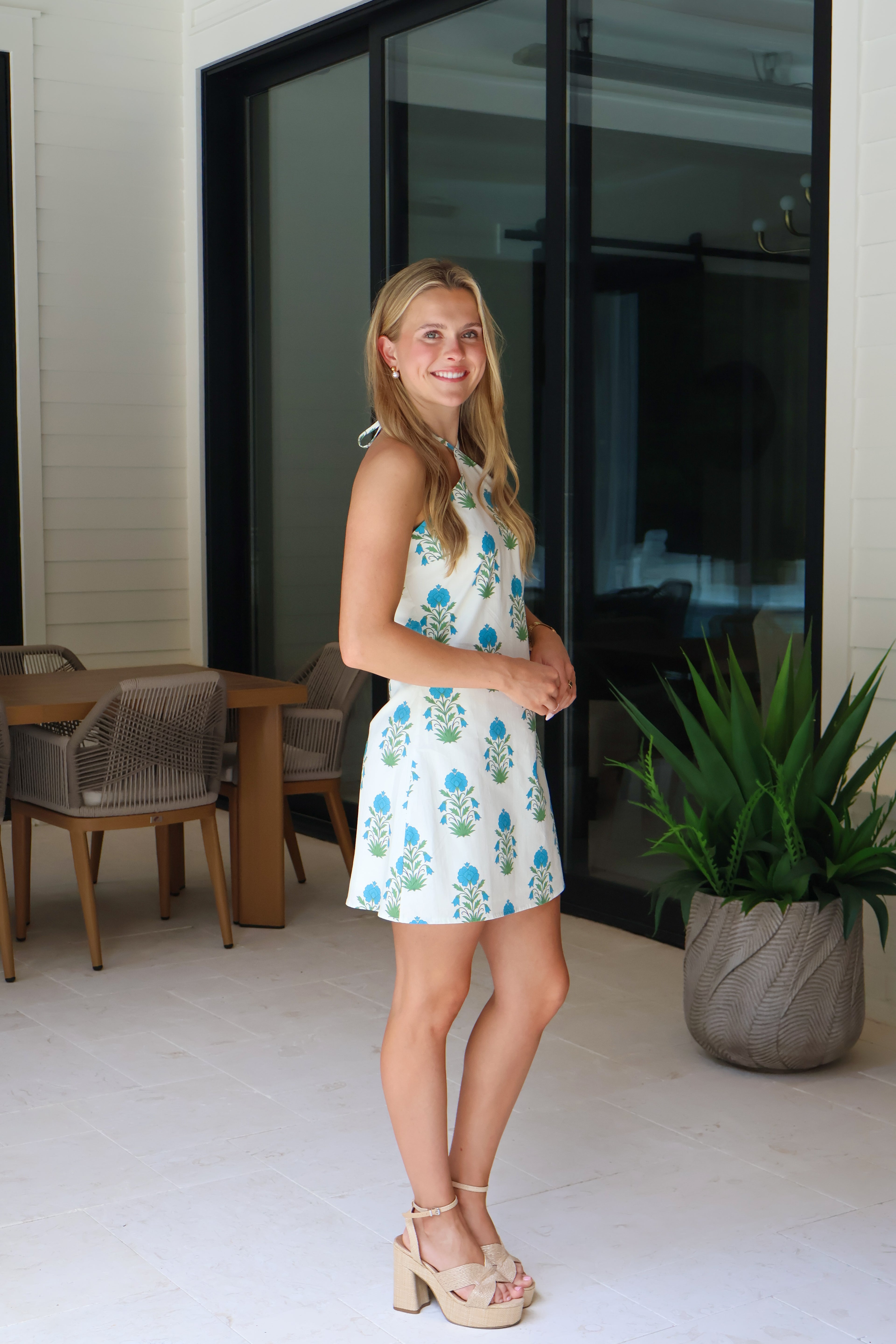 Italian Coastal Mini Dress