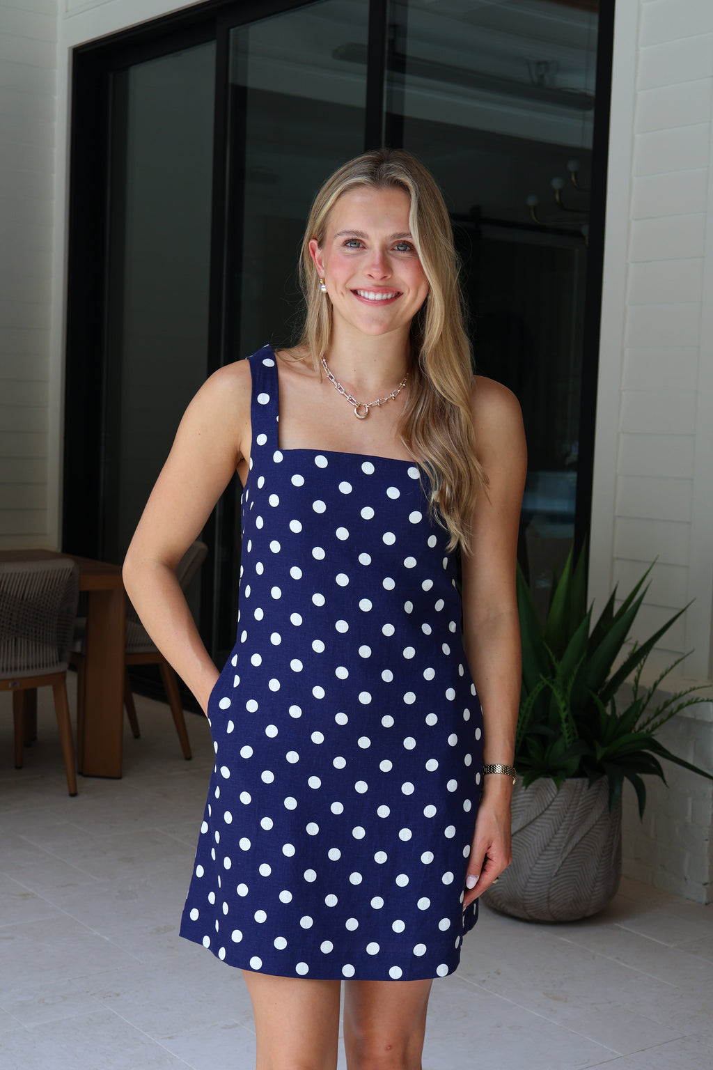 Navy Muse Mini Dress
