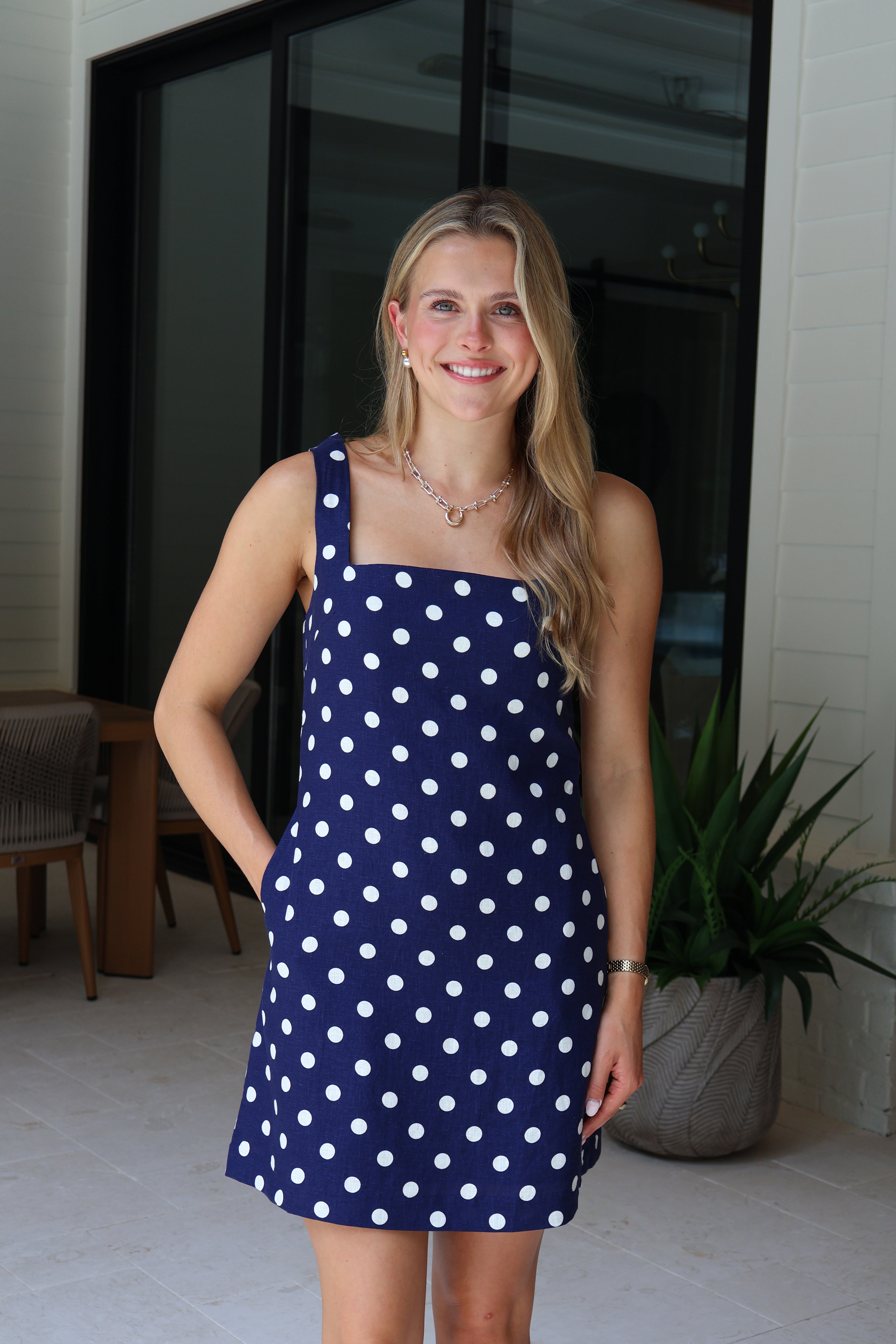 Navy Muse Mini Dress