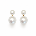 Cotillion Double Pearl Earrings