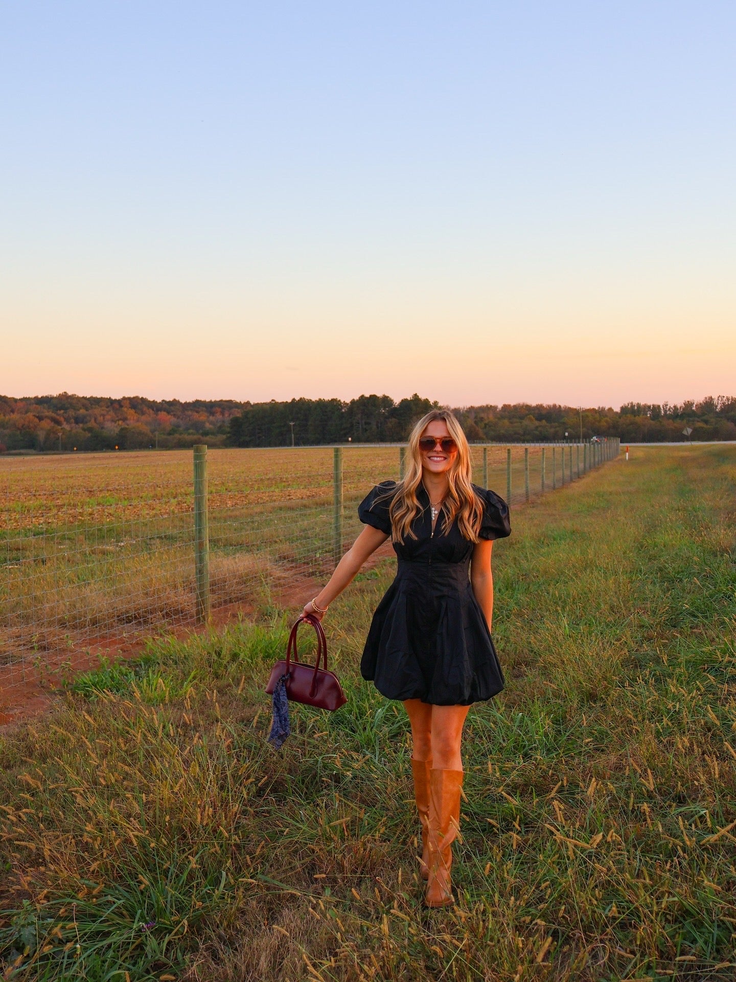 The Collins Mini Dress — Black