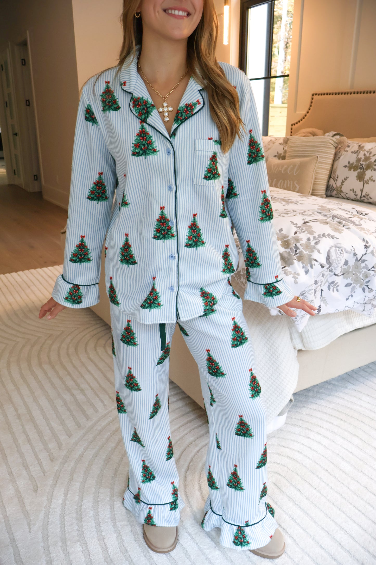 Christmas Tree Lane Pajama Set