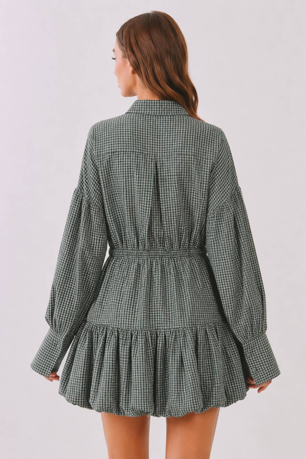 Hollis Gingham Mini Dress