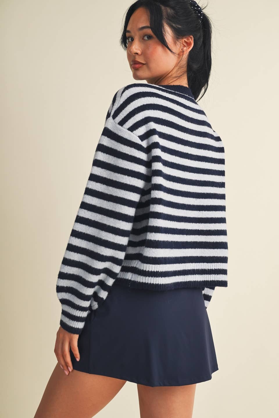 Kiawah Stripe Cardigan