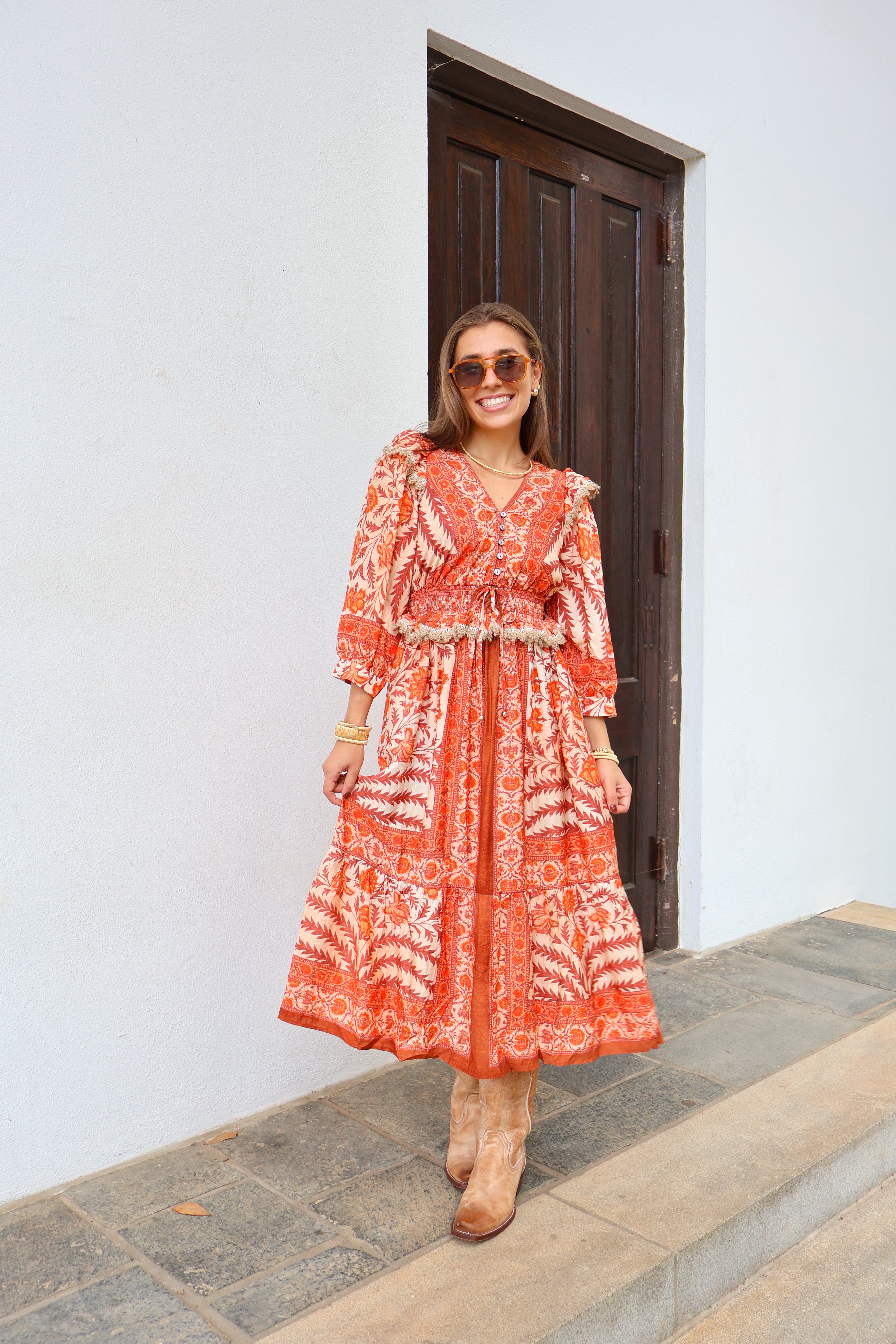 The Harvest Bloom Midi Dress