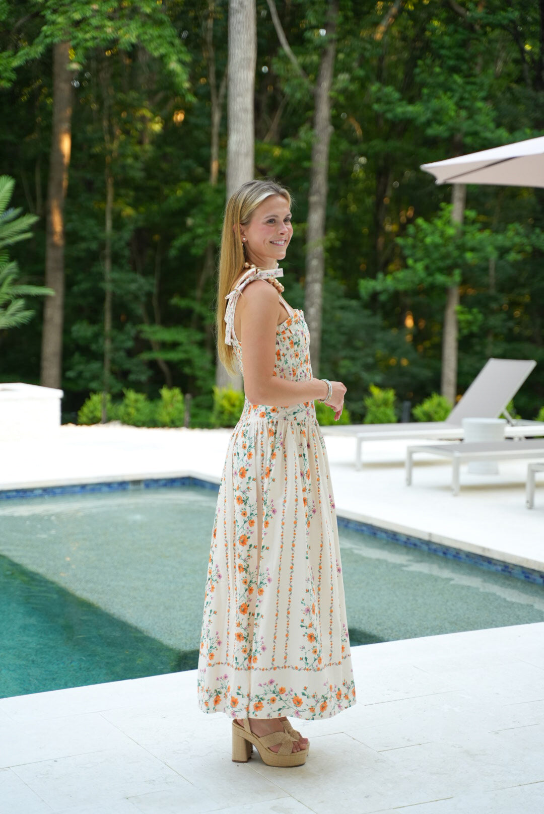Sweet Clementine Midi Dress