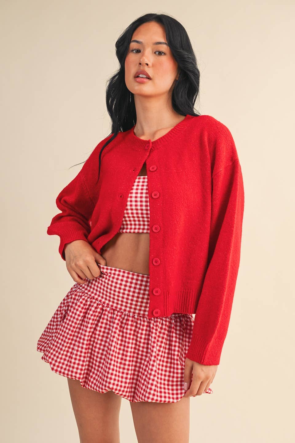 Kit Button Up Cardigan Sweater