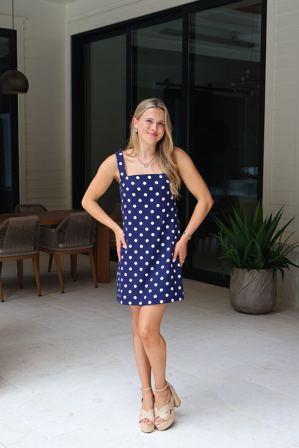 Navy Muse Mini Dress