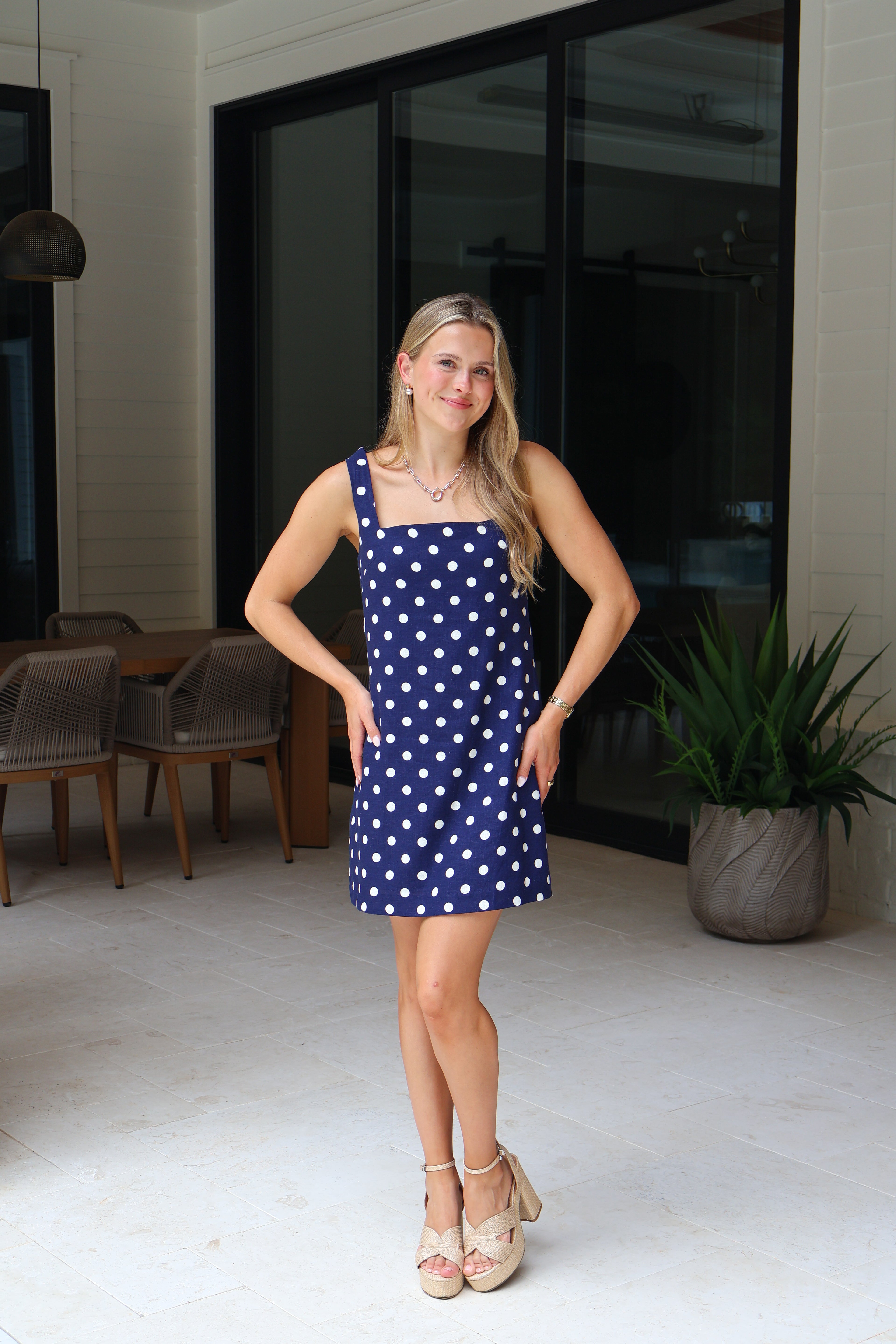 Navy Muse Mini Dress