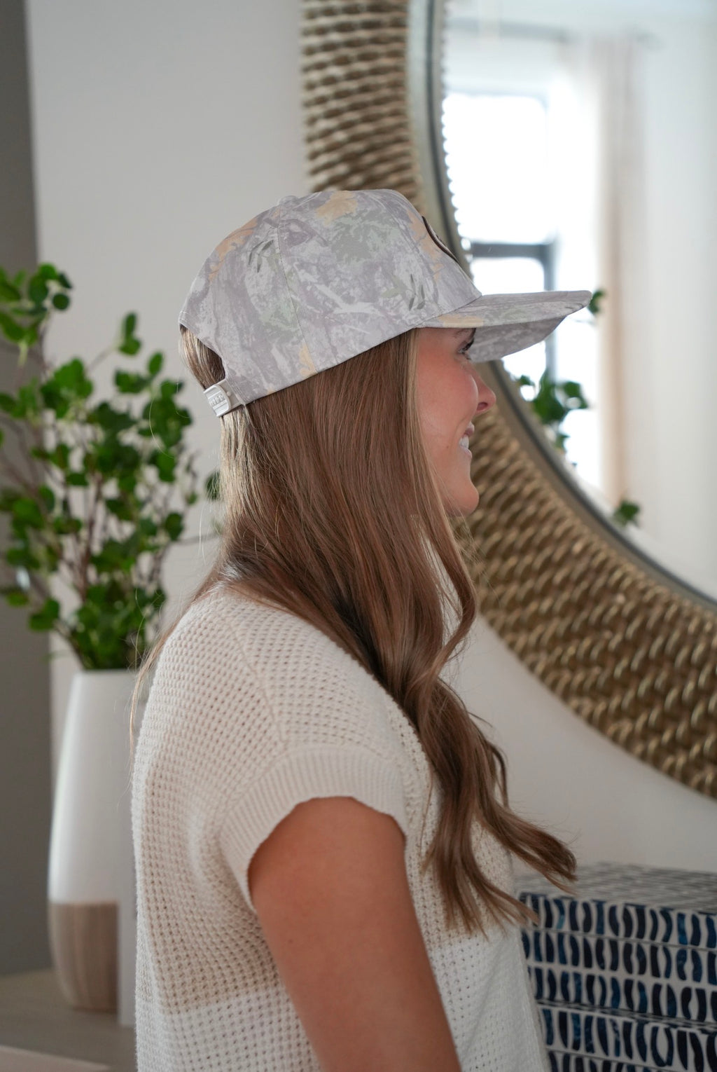 God Is Good All The Time Camo Trucker Hat