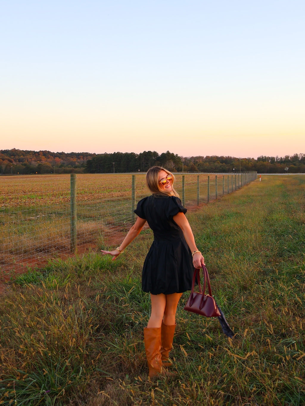 *RESTOCKED* The Collins Mini Dress — Black