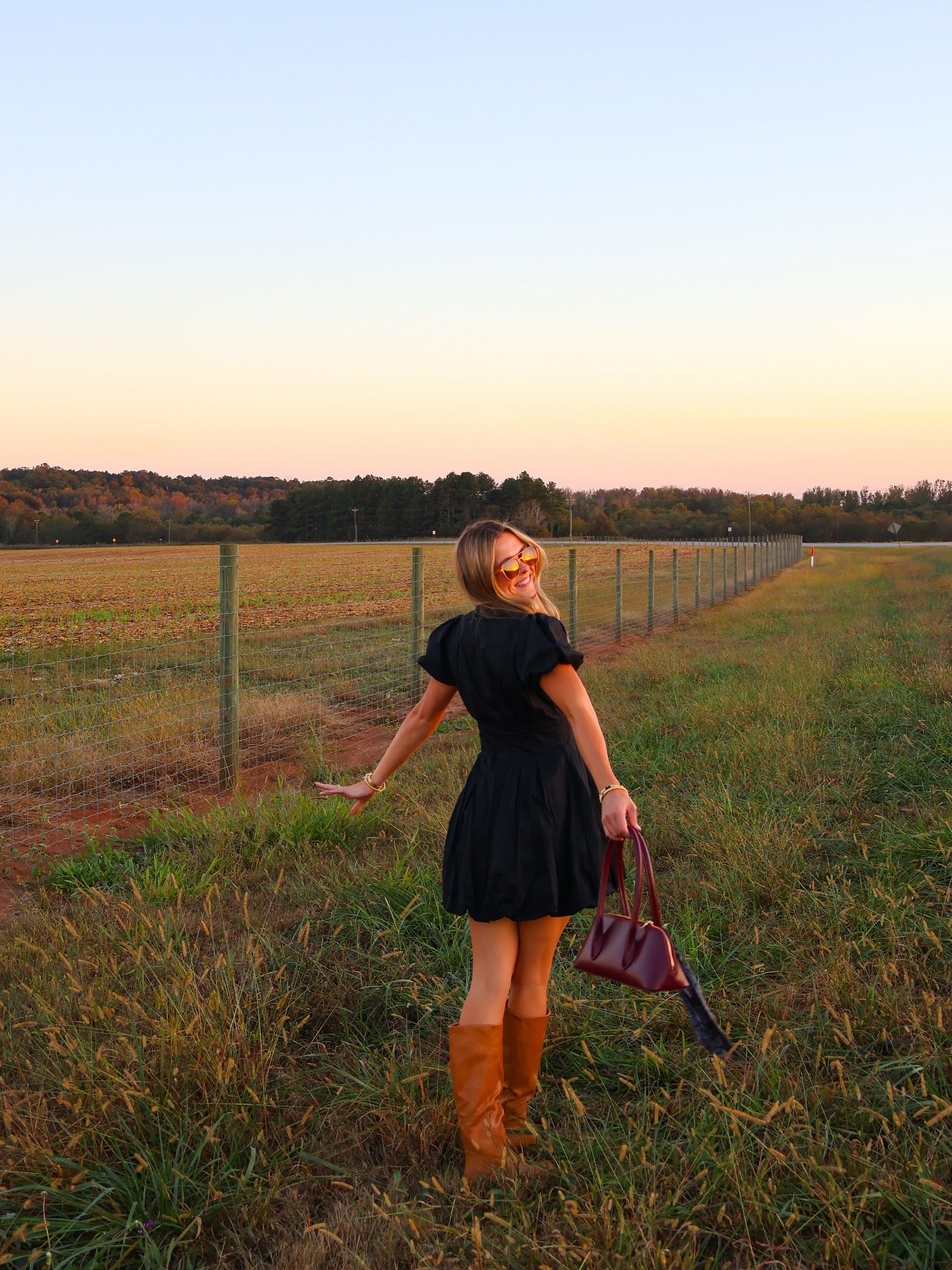 The Collins Mini Dress — Black