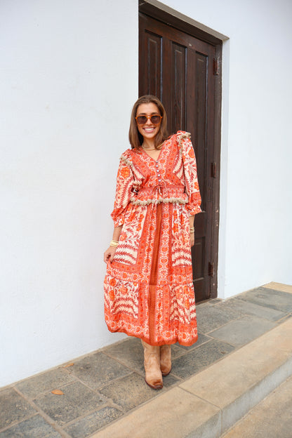 The Harvest Bloom Midi Dress