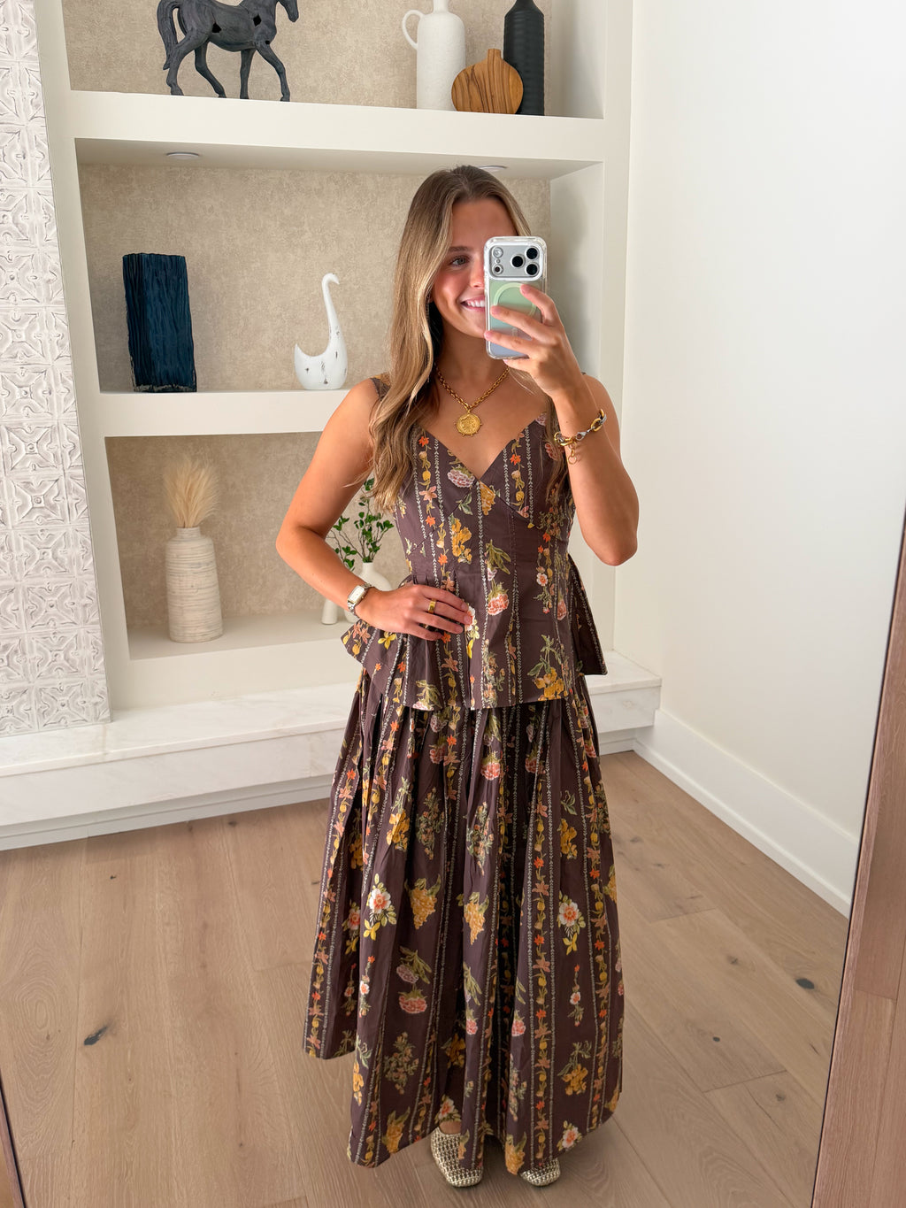 Josephine Floral Skirt Set