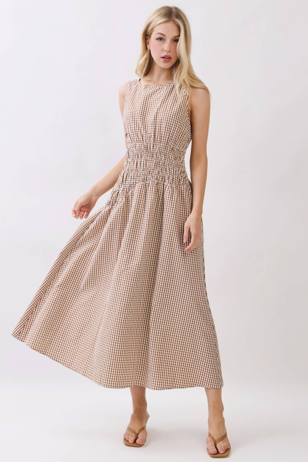 Maggie Mae Asymmetrical Midi Dress