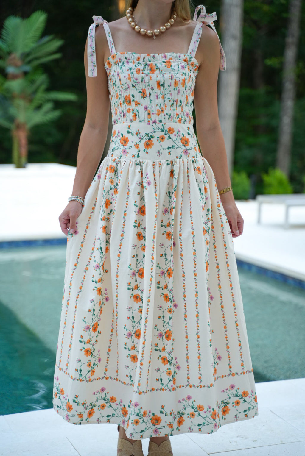 Sweet Clementine Midi Dress