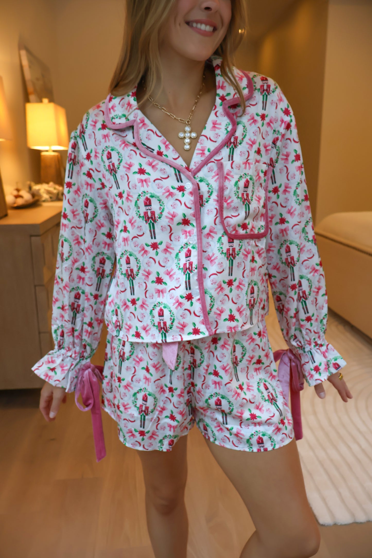 Nutcracker Ballet PJ Short Set