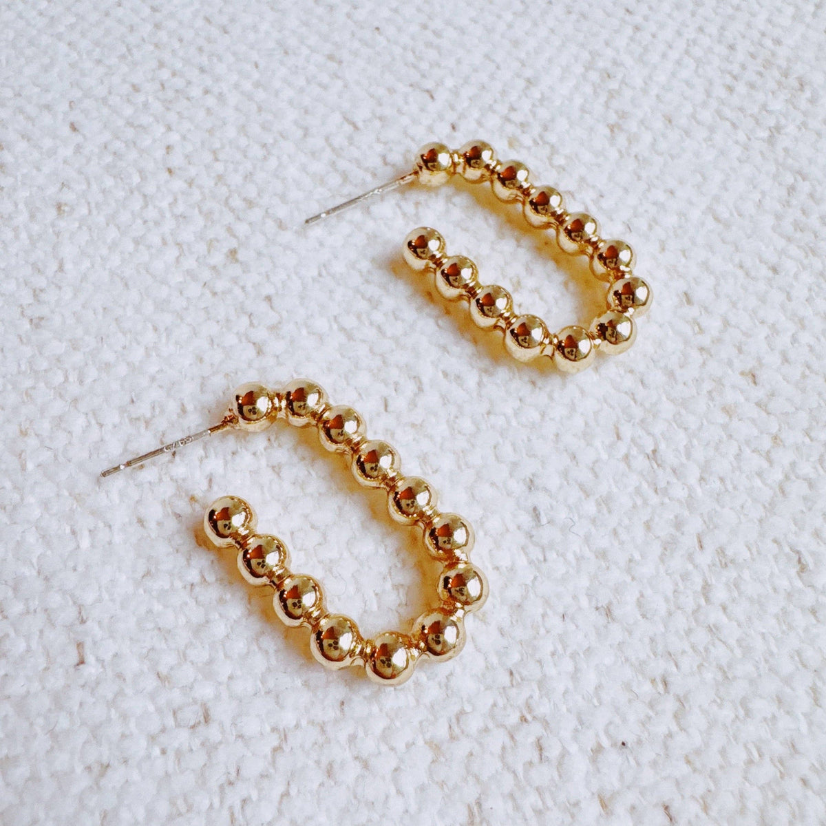 Dixie Dot Square Hoop Earrings