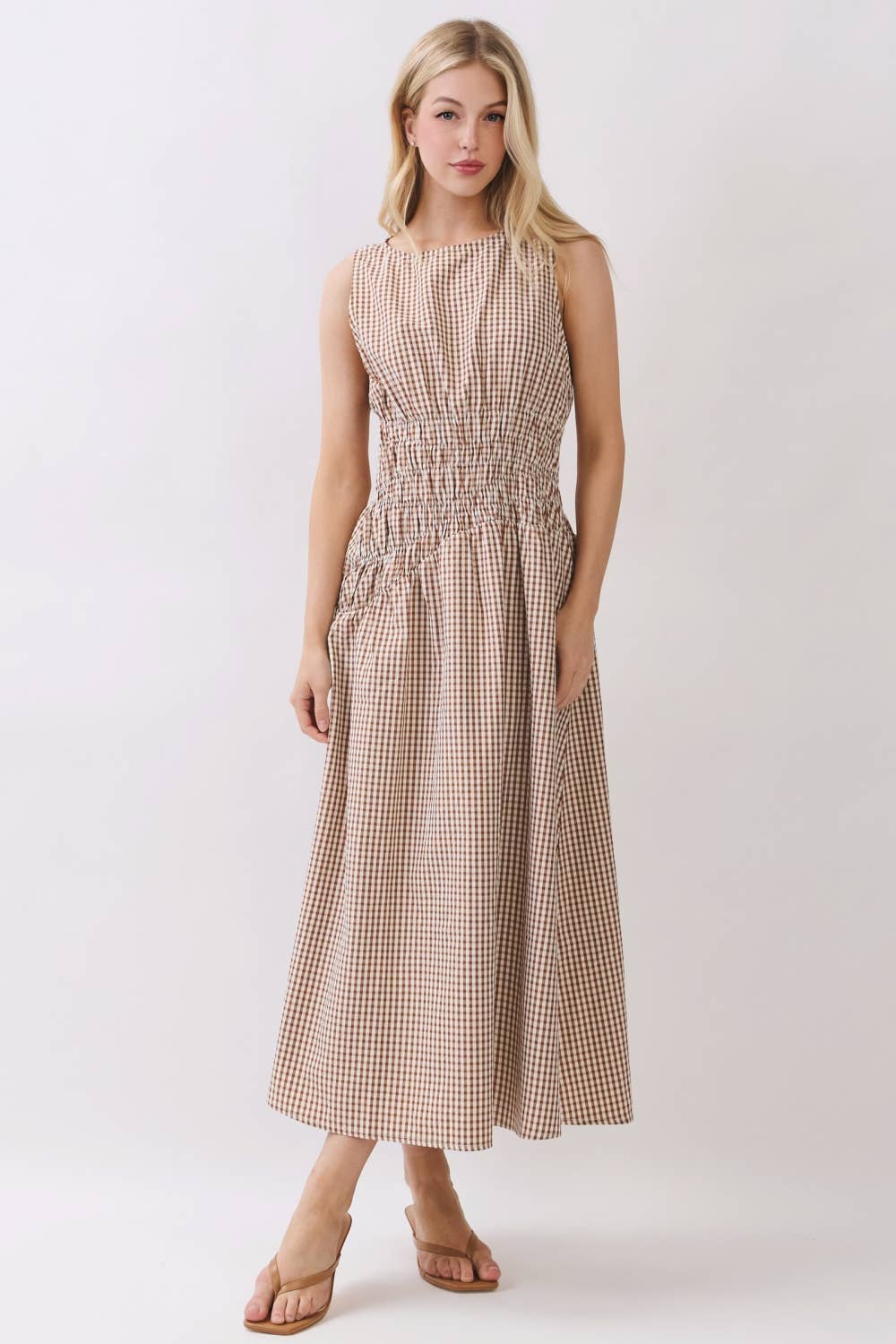 Maggie Mae Asymmetrical Midi Dress