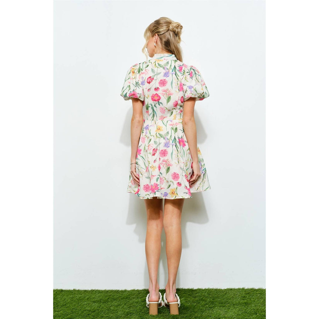 Garden Party Floral Mini Dress