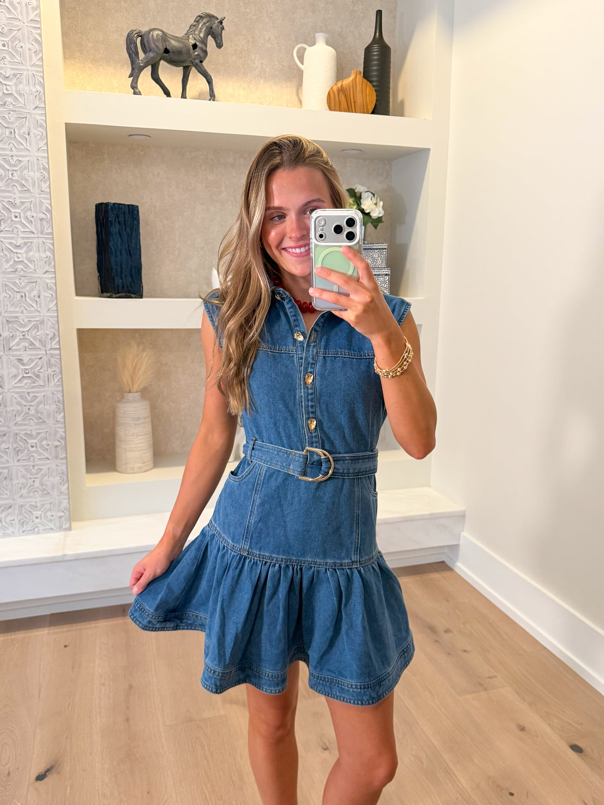 Choosin’ Texas Denim Mini Dress