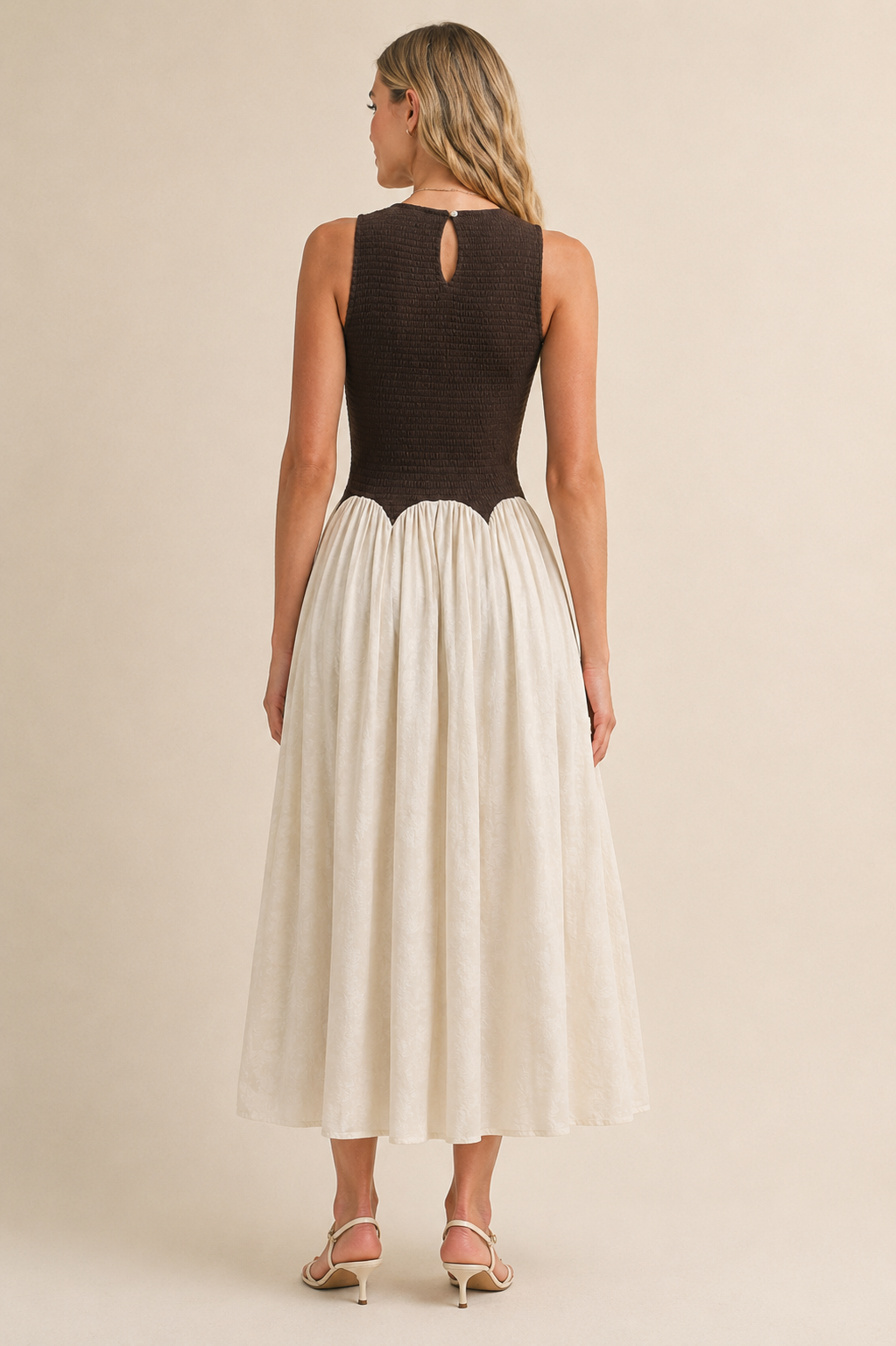 Illia Color Block Maxi Dress