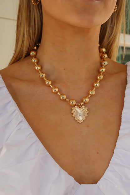 The Lucia Heart Necklace