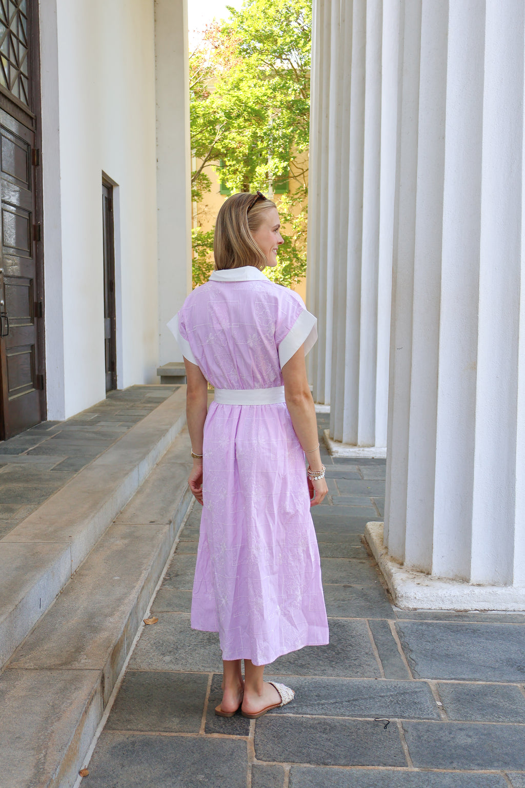 Malibu Patterned Midi Dress