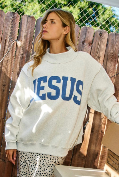 Reversible JESUS/God is Good Mockneck