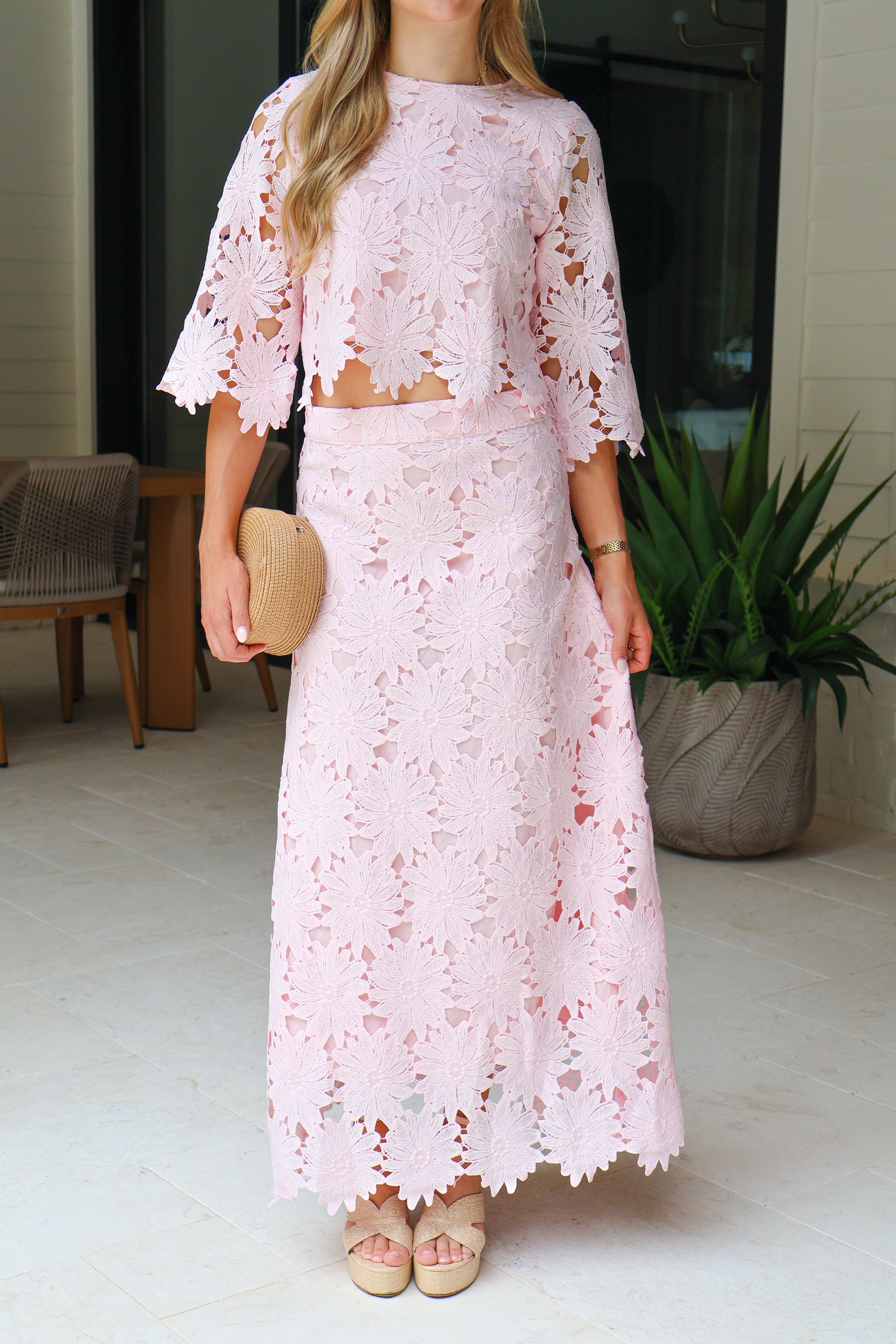 Sweet Peony Lace Set