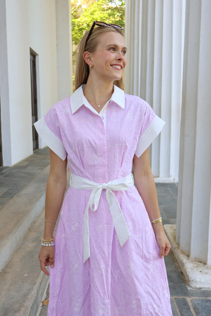 Malibu Patterned Midi Dress