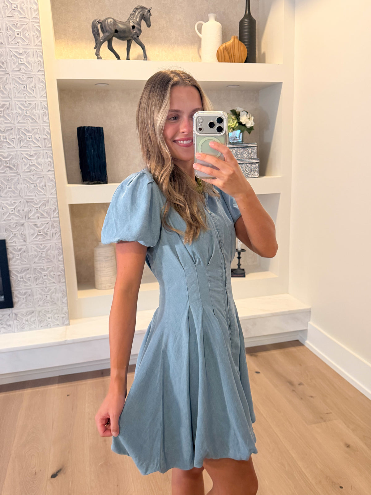 Wonder Denim Mini Dress