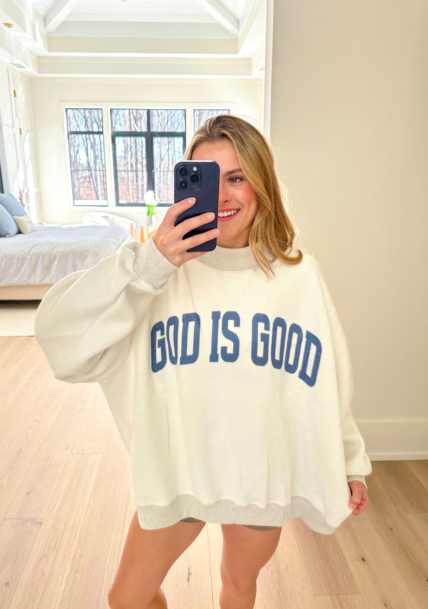 Reversible JESUS/God is Good Mockneck