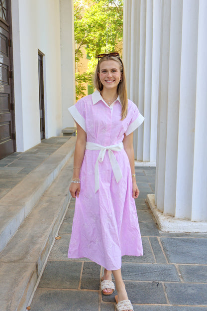 Malibu Patterned Midi Dress