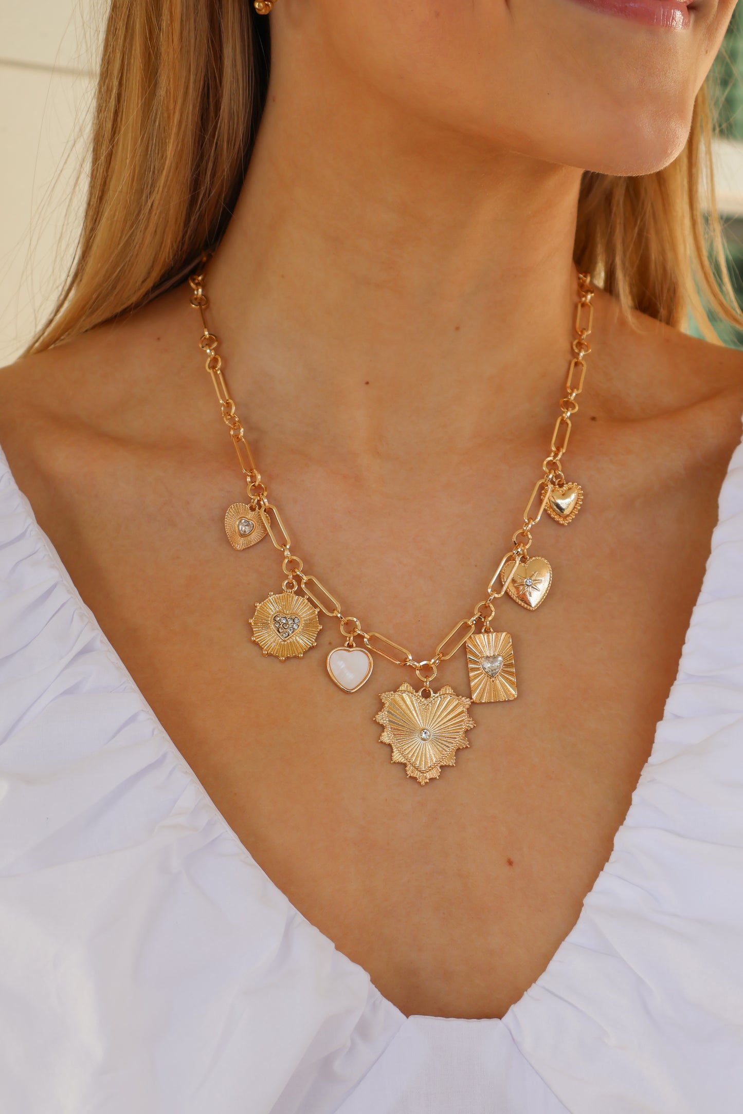 The Flora Charm Necklace