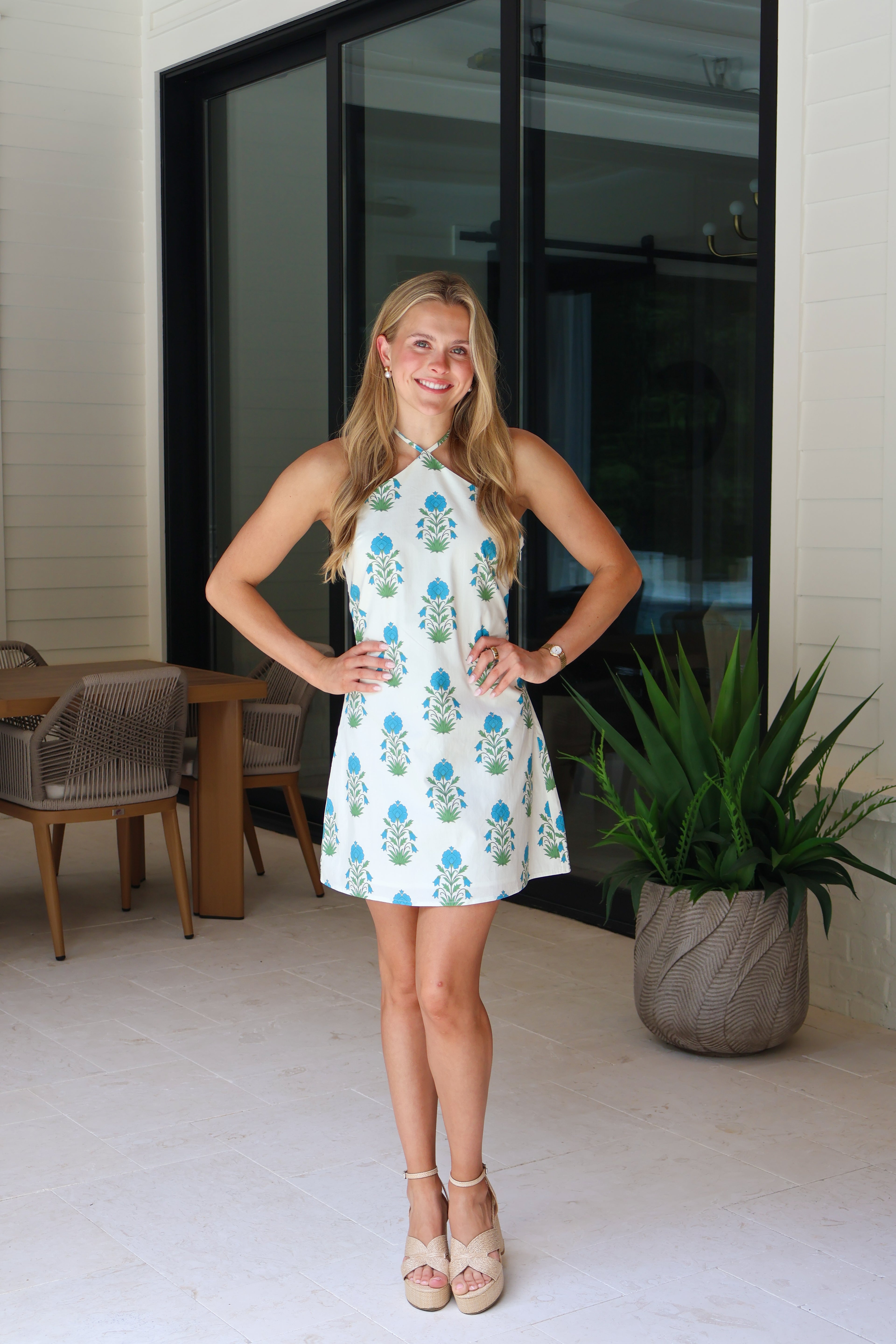 Italian Coastal Mini Dress